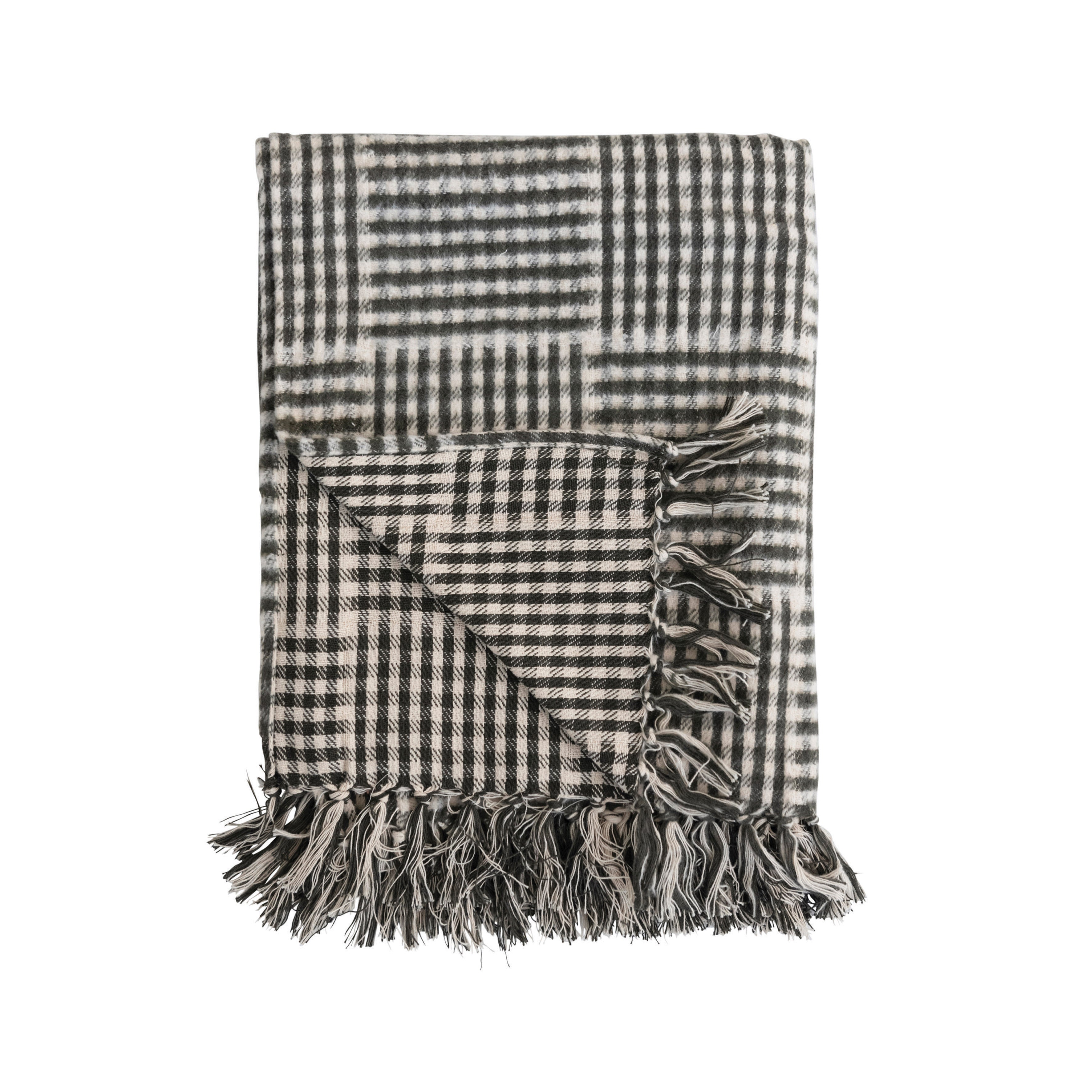 THROW スロー Reversible Gingham Check ストール So Soft Checkered Throw – Checkered Star Boutique